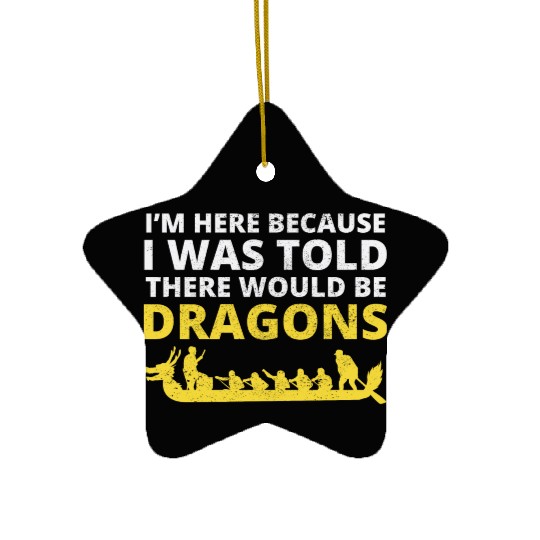 Dragon Boat Racing Crew Paddlers Water Sport Ceramic Ornaments