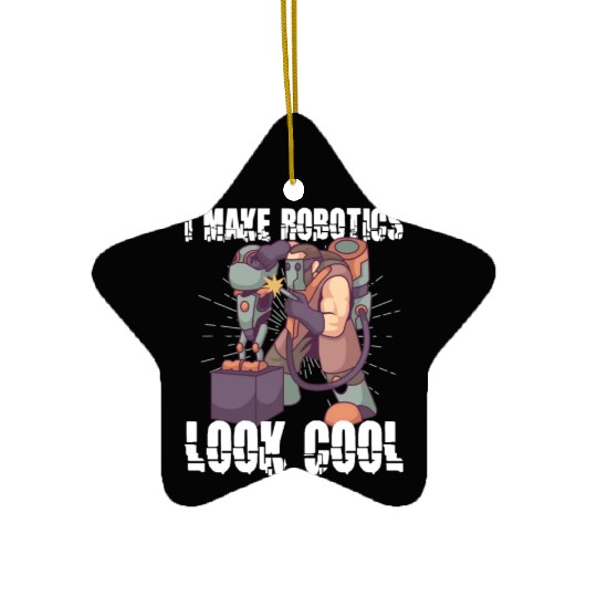Robotics Machine Learning Robot Robotics Engineer Ceramic Ornaments