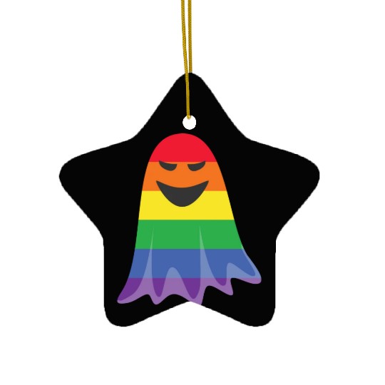 Bisper Ghost Pride Ceramic Ornaments