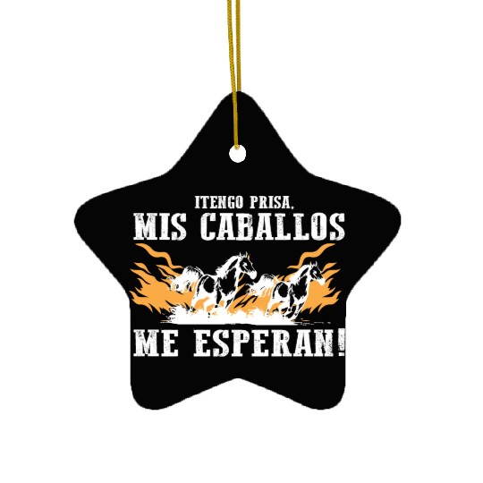 Horse Love Horseback Riding Pony Ranch Owner Eques Ceramic Ornaments