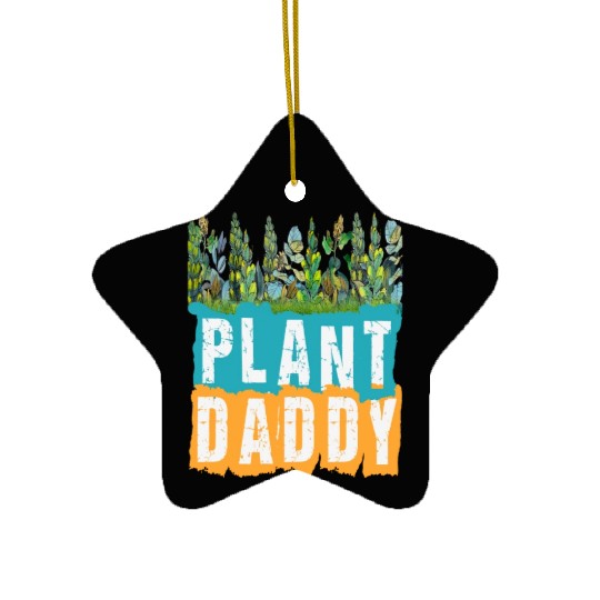 Fathers Day Gardener Plant Daddy Ceramic Ornaments
