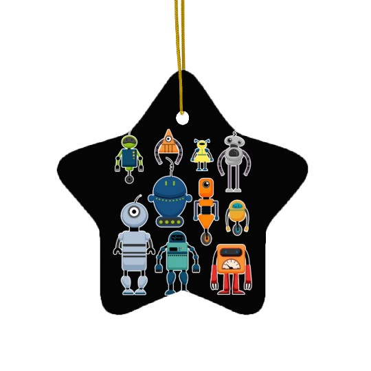 Kids Robot Cool Robotics Boys Robots Ceramic Ornaments