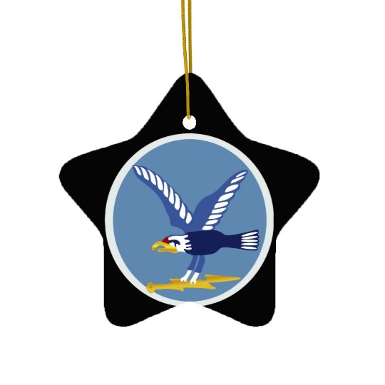 Army 188th Airborne Infantry Regiment SSI wo Txt X Ceramic Ornaments