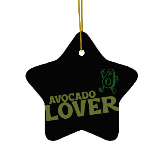 Avocado Lover Ceramic Ornaments
