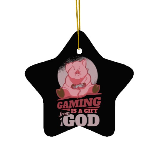 Pig animal piglet farm funny gift Ceramic Ornaments