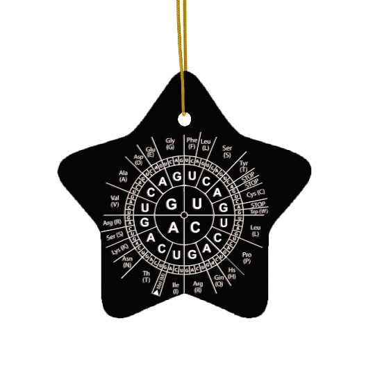 Awesome Biology Genetic Code Sun Ceramic Ornaments Science
