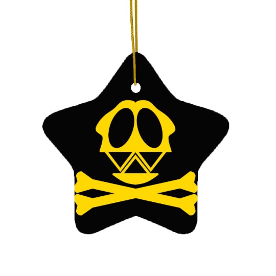 Silly Crossbones Ceramic Ornaments