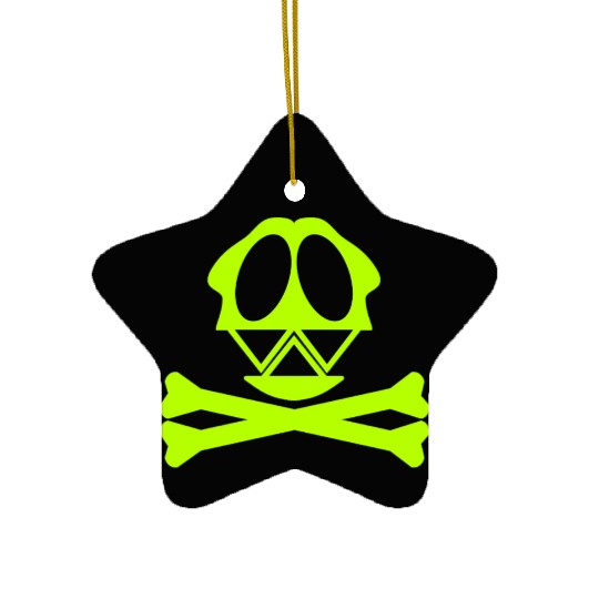 Silly Crossbones Ceramic Ornaments
