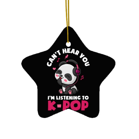 K-Pop K-Drama Korean Pop Music Ceramic Ornaments