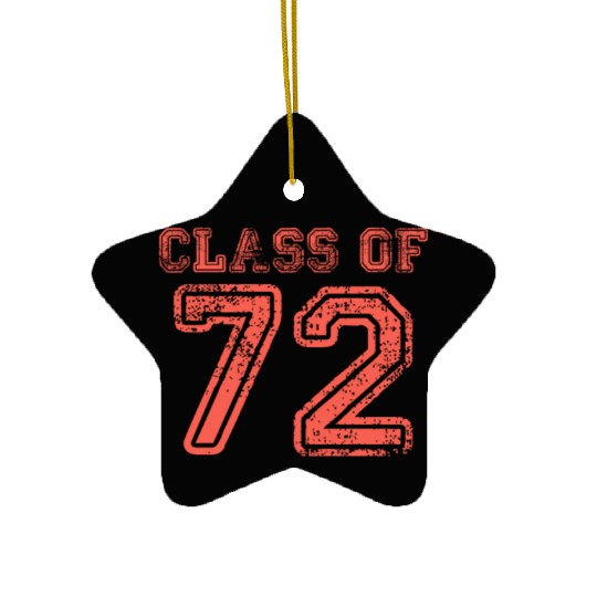 GRADUATION 1972 class of 1972 Ceramic Ornaments