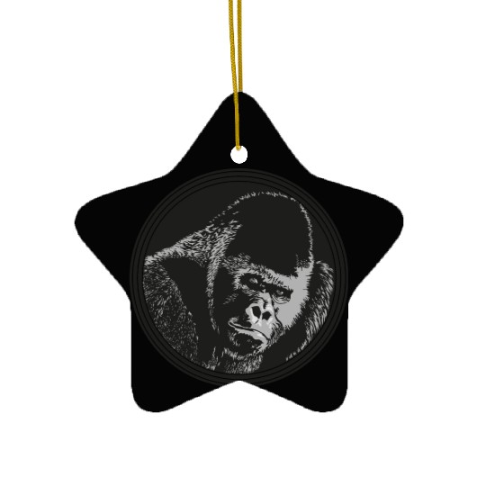 Gorilla ape Ceramic Ornaments