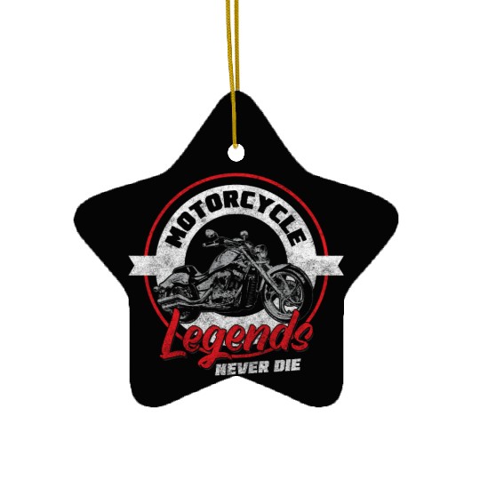 Biker Hard Rock Racing Sport Ceramic Ornaments
