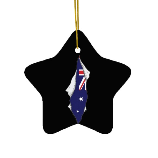 australian flag proud australia Ceramic Ornaments