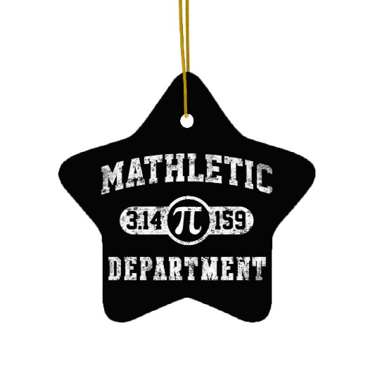 Mathletic Department 3 14159 Pi Day Math Teacher Ceramic Ornaments