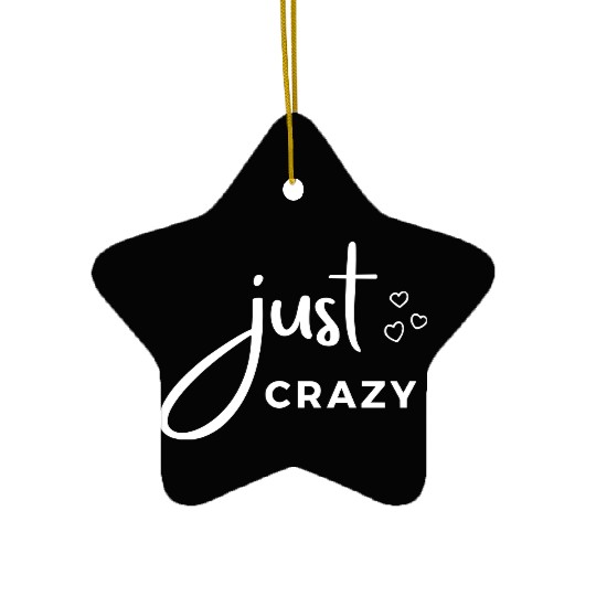 hen night team bride just crazy bachelorette party Ceramic Ornaments