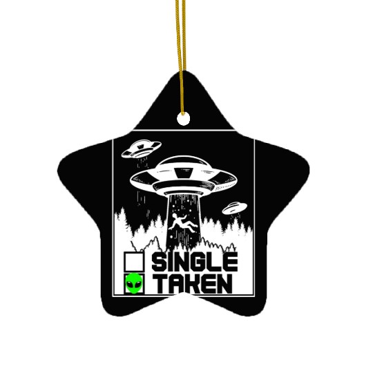 Alien Gift Extraterrestrial UFO AREA 51 Sci-fi Ceramic Ornaments