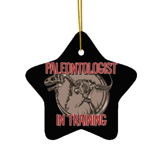 Paleontologist Paleontologist In Training Fossils Ceramic Ornaments