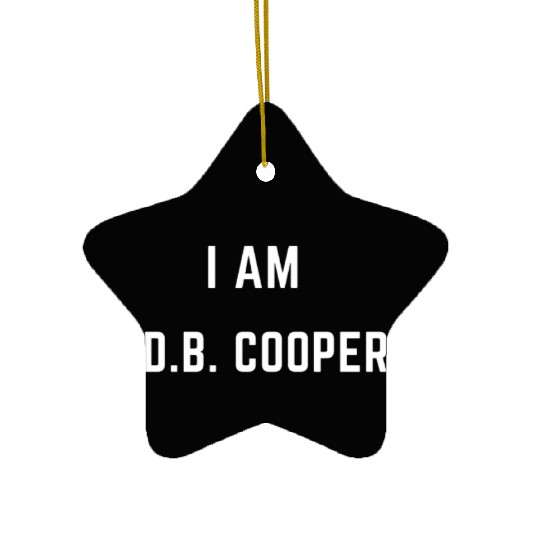 D.B. COOPER Ceramic Ornaments