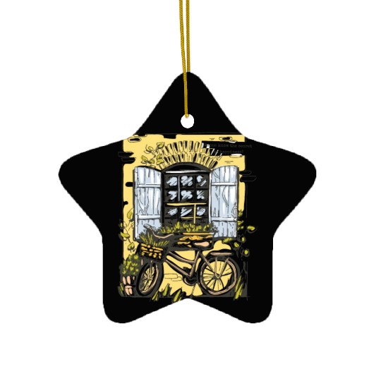 Wanna know the secret to happiness? Flower plants Ceramic Ornaments