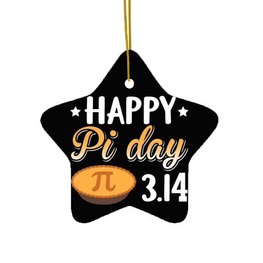 Happy Pi Day Ceramic Ornaments Love Math Funny Ceramic Ornaments