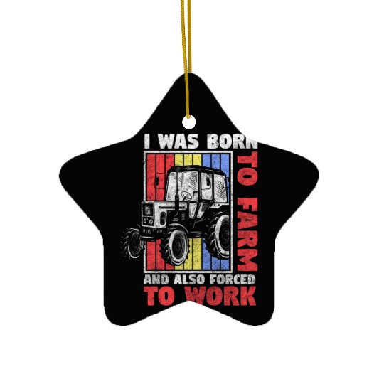 Agriculture Chickens Country Youth Ceramic Ornaments