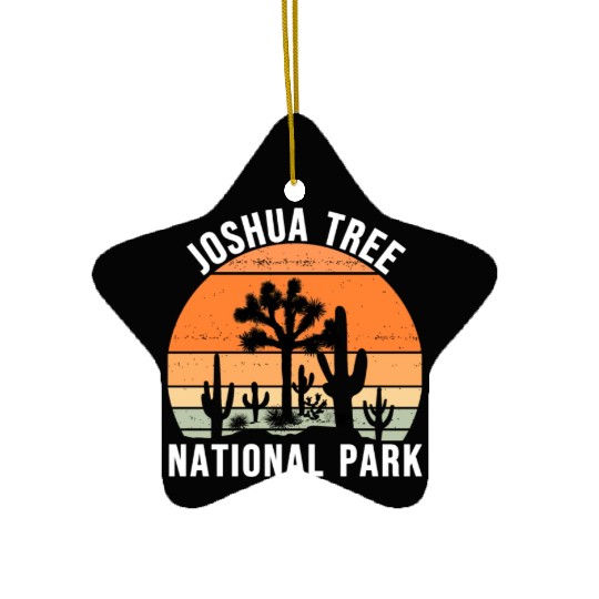 Vintage Joshua Tree National Park Ceramic Ornaments