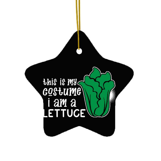 I Am A Lettuce Funny Ceramic Ornaments