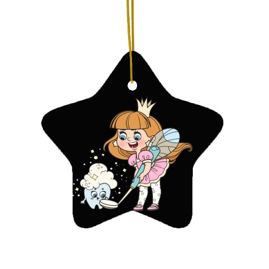 Tooth Fairy Ceramic Ornaments