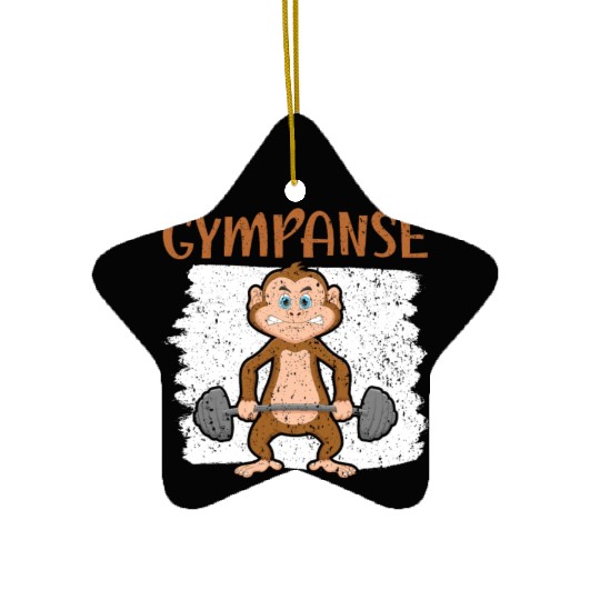 Gympanse Chimpanzee Monkey Animal Zookeeper Ceramic Ornaments