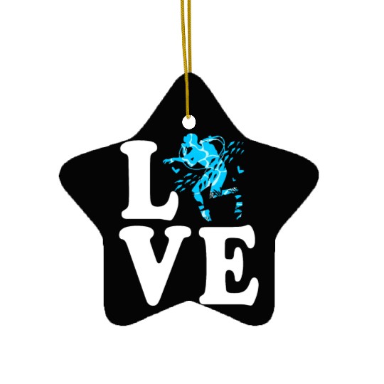 I Love Scuba Diving Ceramic Ornaments