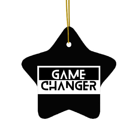 The Game Changer Ceramic Ornaments