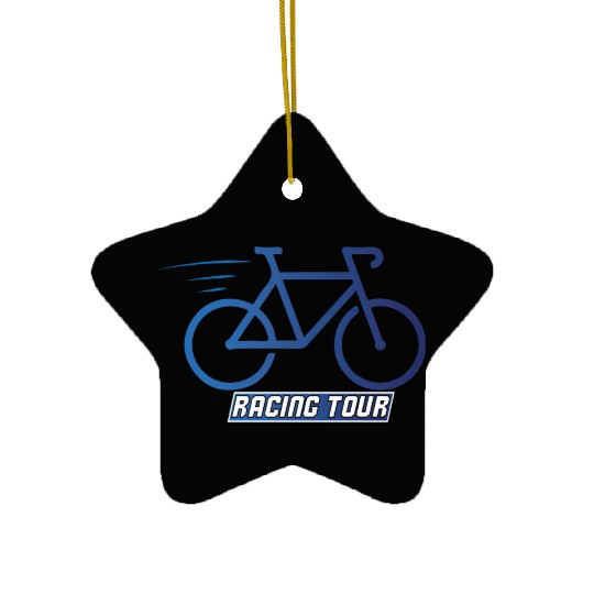 Bicycle Racing Tour 2022 Ceramic Ornaments