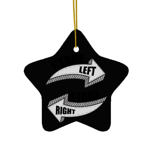 Novelty Dramatic Arts Actors Mockery Statements Ceramic Ornaments