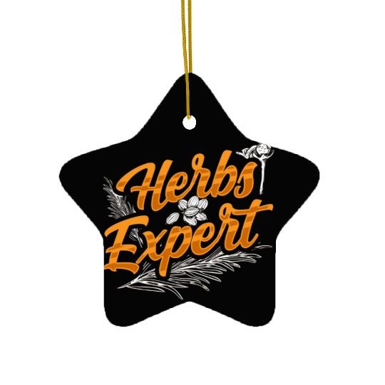 Herbs Expert Herbalism Herb Herbalist Gardening Ceramic Ornaments