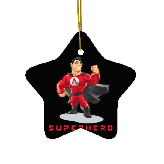 Super hero Ceramic Ornaments