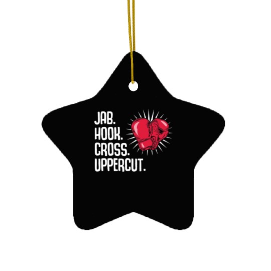 Brazilian Jiu-Jitsu Boxing MMA Ceramic Ornaments