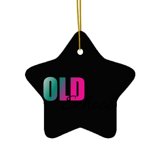 Old school Ceramic Ornaments