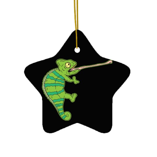 Wildlife Climbing Chameleon Animal Welfare Gift Ceramic Ornaments