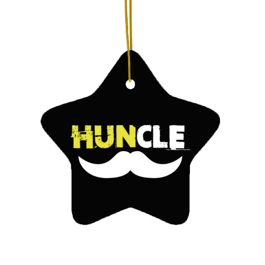 Huncle Eroded Yellow Ceramic Ornaments