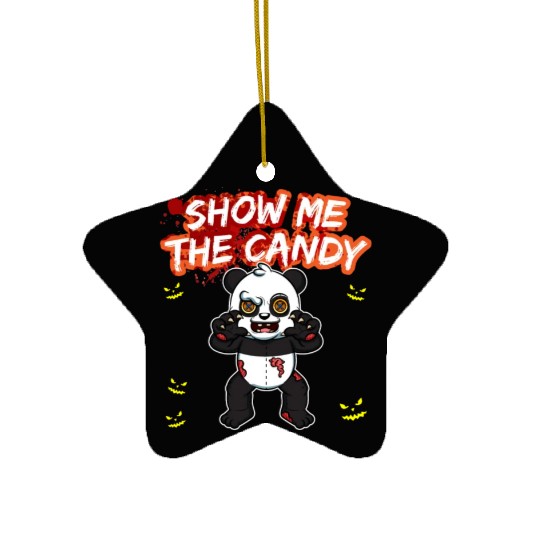 Show Me The Candy Halloween Costume Trick Or Treat Ceramic Ornaments