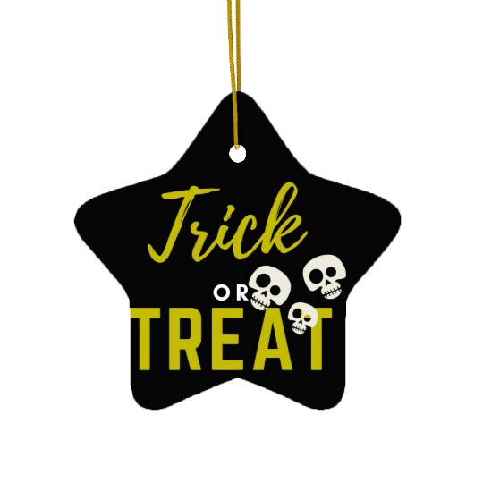 trick or treat Ceramic Ornaments
