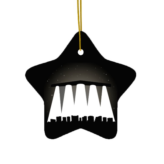 Black Triangle, Phoenix Lights Ceramic Ornaments