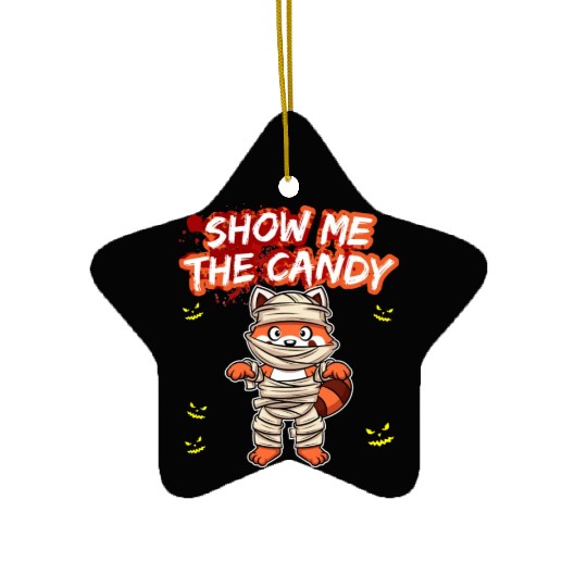 Free Hugs Halloween Sarcasm Scary Creepy Costume Ceramic Ornaments
