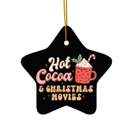 Hot cocoa Ceramic Ornaments