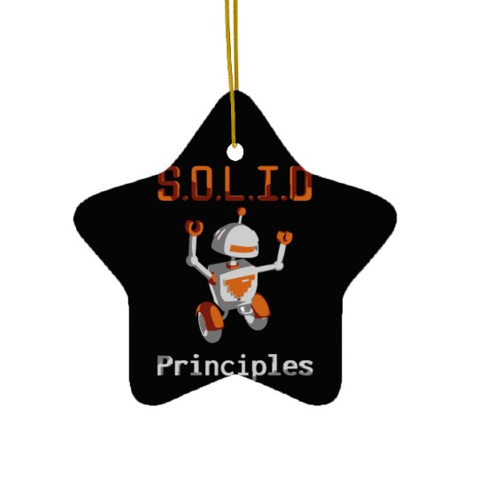 SOLID principles Ceramic Ornaments