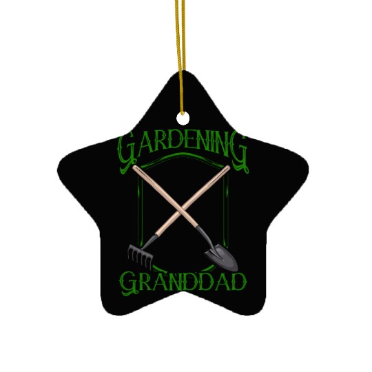 Gardening Grandad Landscaping Granddad Grandpa Ceramic Ornaments
