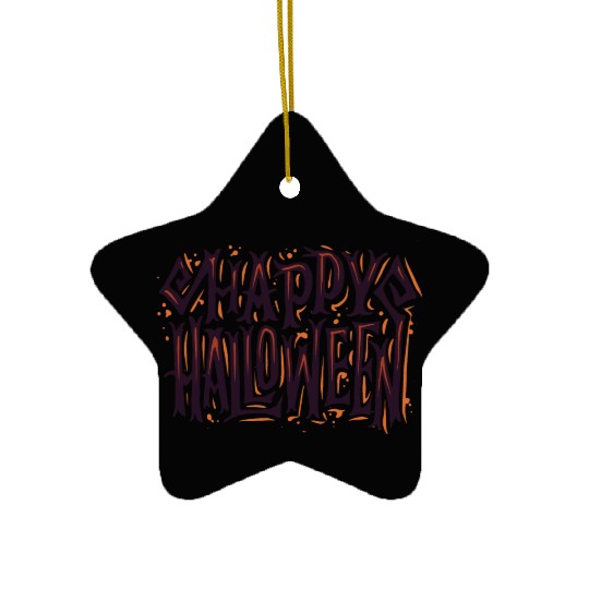 happy halloween Ceramic Ornaments