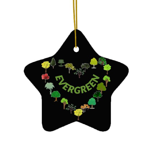 EVERGREEN Ceramic Ornaments