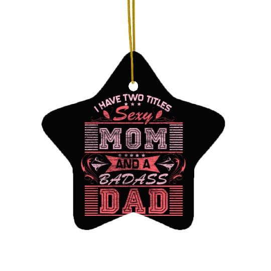 Single Mom Mom Daughter Gift Idea Ceramic Ornaments