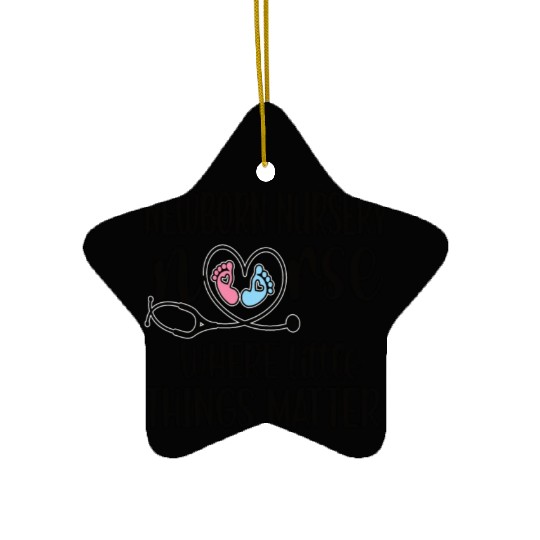 Newborn Nursery Nurse Gift Newborn Nursery Nursing Ceramic Ornaments